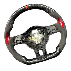<span class=keywords><strong>Volante</strong></span> Deportivo de Fibra de Carbono y Cuero para Volkswagen Golf Passat Jetta <span class=keywords><strong>MK6</strong></span>/MK7 <span class=keywords><strong>GTi</strong></span> - Product Image 3