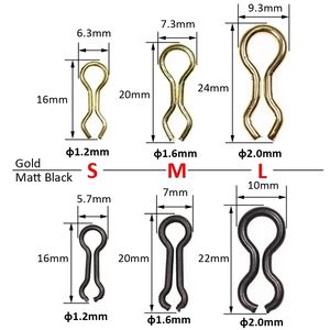 الكارب الصيد تلاعب اكسسوارات محطة معالجة الكارب الصيد سبلاي خواتم زعيم ثقالة عيون S <span class=keywords><strong>M</strong></span> L موصل الصيد - Product Image 2