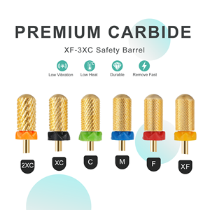 6.0Mm Lớn Thùng Mịn Vòng Top Nail <span class=keywords><strong>Bit</strong></span> Với 2.35Mm Chân Vàng <span class=keywords><strong>Carbide</strong></span> Tungsten Công Cụ Làm Đẹp Cho Làm Móng Tay Salon Sử Dụng - Product Image 3