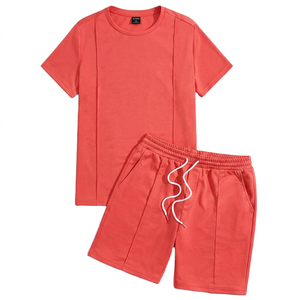 Conjuntos de Ropa Casual de Verano para Niños 2026 - 2 Piezas, Camiseta y Pantalones Cortos con Estampado, Tejido de Spandex/Poliéster, Diseños Personalizados al por Mayor - Product Image 1