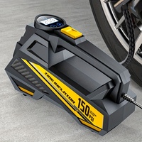 Gonfleur de pneus 12V DC, pompe à air portable, gonfleur de pneus automobile, moto, vélo