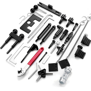 Kit de Herramientas de Reparación de Sincronización de Motor Diésel Volkswagen Audi, Herramienta Manual de Acero al Carbono de 1/4 Pulgadas para Reparación de Automóviles - Product Image 1