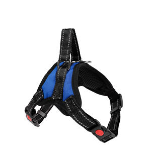 Tali Tarik Hewan Peliharaan Tali Dada Anjing untuk Luar Ruangan Berbahan Poliester Berlapis dengan Pita Cetak Anti-Ledakan Perlengkapan Anjing Besar - Product Image 6