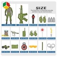 Juguete de rol QS Toy Boy, armas del ejército SWAT, pistola de camuflaje, juego de rol, soldado militar, juguete de simulación de policía