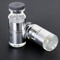 Étiquettes holographiques personnalisées imprimées en HD pour flacons de peptides, autocollants pour flacons de 2 ml, 3 ml, 10 ml, autocollants adhésifs pour flacons de peptides