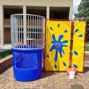 Jeu d'éclaboussures de réservoir de dunk gonflable bon marché à vendre jeu d'eau de réservoir de dunk - Product Image 2