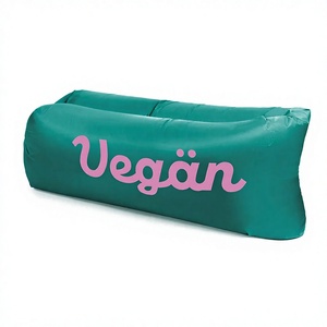 Modern Reclining Factory Pillow <b>Inflatable</b> <b>Sofa</b> Spot Outdoor Portable Lazy Air Bed Sleeping Bag Polyester Material - Product Image 5