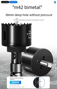 Heavy Duty PMS 12mm TCT <strong>Hole</strong> <strong>Saw</strong> Stainless Steel Punch Alloy Metal Steel Cutter for Opening <strong>Holes</strong> Stainless Steel Drill Bits - Product Image 5