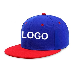 Acrylic 6 Bảng Điều Chỉnh Snapback Mũ Tùy Chỉnh Thêu Logo Mũ Hip Hop Phẳng Mũ vành - Product Image 2