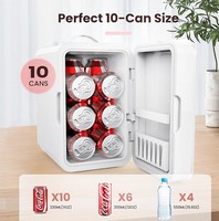 Nouveau mini-réfrigérateur électrique PC-F006, déshumidificateur déshydratant portable en acier inoxydable 6L, sans givre, classe énergétique A, refroidissement efficace