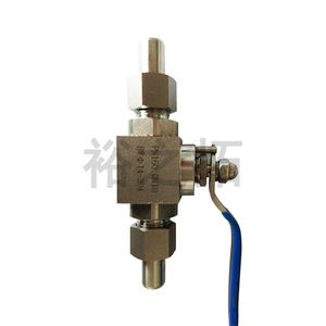 Stainless Steel <b>Square</b> Ball Valve 1/2 In True Union Switch Type For Corrosive Media High Pressure 700 Psi - Product Image 4