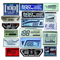 Pabrik Produsen Harga Rendah Odometer Kustom VA VATN Layar LCD Skuter Modul Layar LCD Speedometer Digital Sepeda Motor