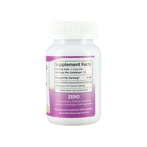 Cápsulas de Alta Calidad para el Soporte de los Senos, para el Crecimiento de los Senos, la Salud de la Piel y el Cabello en Mujeres, 60 Cápsulas Vegetarianas - Product Image 3