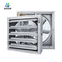 Ventilateur d'extraction mural industriel robuste de 50 pouces, ventilateur d'extraction pour serre, ferme, poulailler, extracteur de chaleur