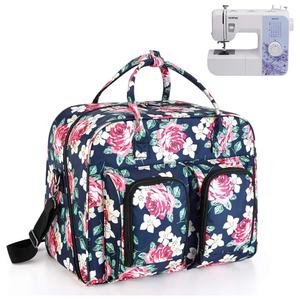Sac gratuit pour transporter les machines à coudre avec rembourrage amovible, accessoires de couture supplémentaires, sac fourre-tout - Product Image 1