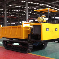 Prix usine 4 tonnes Diesel Mini chenilles Dumper Camions chenilles en caoutchouc Composants de la pompe à chenilles Moteur essentiel pour les opérations