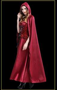 Disfraz de <span class=keywords><strong>Caperucita</strong></span> Roja RUIKE 2026 para Mujer, Disfraz de Cosplay para Adultos, Vestido con Capa para Representaciones Escénicas - Product Image 4