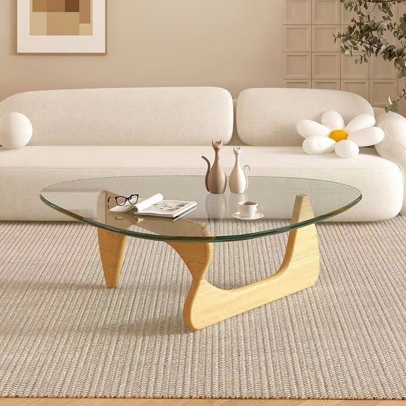 Couleur bois naturel + Verre transparent