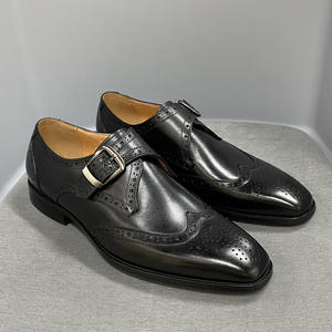 Latest men's breathable leather <b>shoes</b>, heightening leather <b>shoes</b>, glossy black business formal trendy men's <b>shoes</b> - Product Image 4