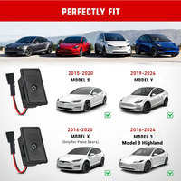 Projecteurs LED de bienvenue pour portières Tesla Model Y Juniper, 3 projecteurs laser LED Highland pour éclairage de sol