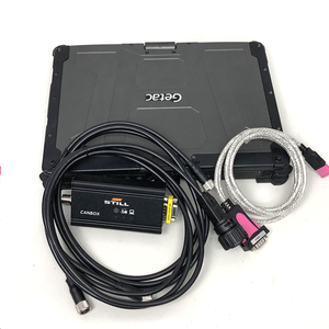 Herramienta de diagnóstico para montacargas CANBOX, kit completo con computadora portátil Getac para escanear y borrar códigos de error de montacargas. - Product Image 1