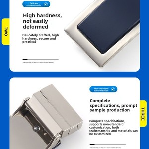 หัวเข็มขัดแบบ Goldlion สำหรับผู้ชาย, หัวเข็มขัดโลหะผสม, หัวเข็มขัดโลหะผสมสังกะสีรูกลมขนาด 3.5 ซม. - Product Image 3