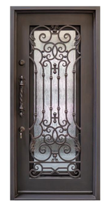 Portail de villa en fer forgé de luxe Qifan avec design orné personnalisé pour entrée résidentielle haut de gamme - Product Image 5