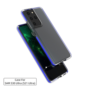 Transparent TPU 3D Airbag Shockproof Super Thin\ Full Wrap Protection Lens Protective Mobile Phone Cases For Samsung <b>S21</b> Ultra - Product Image 4