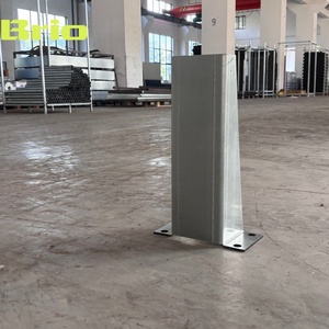 Protecteur de colonne d'angle pour rayonnage à palettes BRIO en <span class=keywords><strong>acier</strong></span> au carbone robuste avec revêtement en poudre jaune pour atelier - Product Image 5