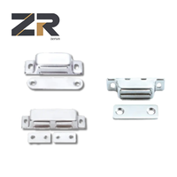 ZERUN Loquet magnétique moderne en plastique pour portes et tiroirs, idéal pour les armoires de cuisine et les entrepôts