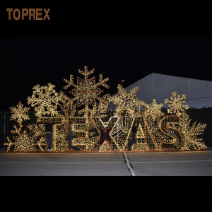 3D Khổng Lồ Trắng Ấm Thương Mại Tùy Chỉnh Ngoài Trời LED Bông Tuyết <span class=keywords><strong>Motif</strong></span> Ánh Sáng Cho Giáng Sinh Trang Trí Cảnh Quan - Product Image 4