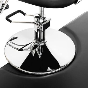 Tappetino Antifatica Impermeabile Nero a Semicerchio per Barbiere, Parrucchiere e Salone - Product Image 4