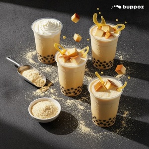 Poudre de thé au lait et de pudding aux œufs, sac de 1 kg, Halal, HACCP, pour les magasins de bubble tea et de thé au lait, OEM ODM - Product Image 6