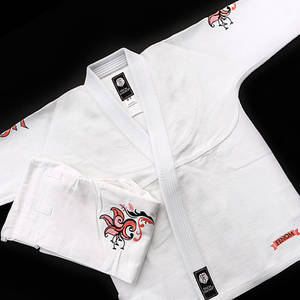 Kimono de Jiu-Jitsu brésilien pour femmes, 100% coton, tissage perlé, vêtements de sport personnalisés, OEM, 2019 - Product Image 5