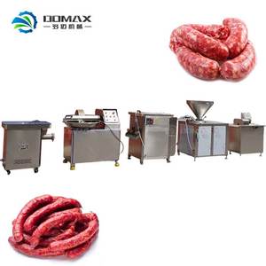 Máquinas comerciales para hacer salchichas de carne Salami <span class=keywords><strong>Mortadella</strong></span> Hotdog Línea de producción de salchichas de Bolonia - Product Image 5