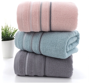 Toalla de Baño de Satén de Algodón Puro de 50*100CM, Venta al Por Mayor del Fabricante, Color Sólido de Alta Calidad, Se Acepta Logotipo Personalizado - Product Image 2