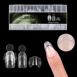 Attrezzo per Estensione Unghie, Linea Francese Interna, Dual Form, Logo Personalizzato, Dual Form 2-in-1 per Sandwich, Tip Unghie - Product Image 4