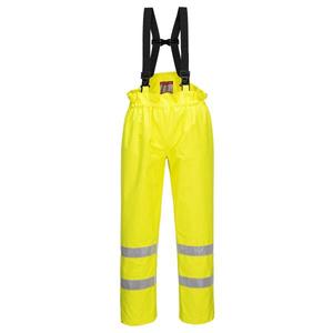PORTWEST - S780YER4XL Bizflame Rain pantalon jaune antistatique haute visibilité sans doublure-EAN 5036108244362 WORKWEAR RÉSISTANT AUX FLAMMES - Product Image 1