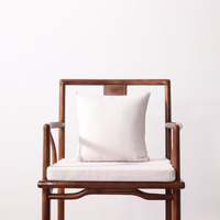Chaise de salle à manger simple en bois massif, style Zen, nouveau, style chinois Ming,