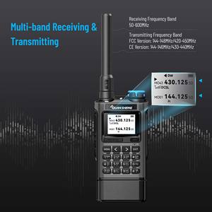 Walkie Talkie Quansheng UV K1 Mini Kong 5W con Certificación CE FCC ROHS, Batería Extendida y Corta Opcionales, Transceptor Multibanda, Radioaficionado - Product Image 4