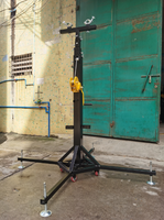 Accessoire de levage de treillis mobile et portable pour treillis de scène intérieur, support à manivelle, tour de levage à manivelle pour treillis