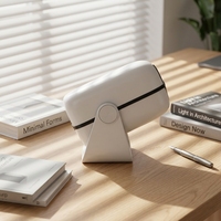 Mini projecteur intelligent 180 °   Lecteur vidéo LED rotatif pour la maison avec système Android, prise en charge WiFi et Bluetooth, décodage vidéo 1080P et télécommande