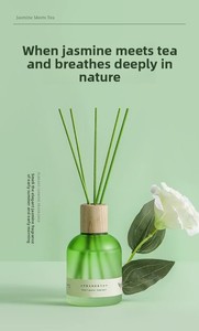 Jaxce – Nouveaux ensembles <span class=keywords><strong>de</strong></span> diffuseurs à bâtonnets d'aromathérapie longue durée, huiles essentielles, encens, pour maison, chambre, salle <span class=keywords><strong>de</strong></span> bain, jardin, contenant en verre, sans alcool - Product Image 5