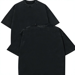 Camiseta de Hombre, Corte Regular, Estampada, Tejida, 100% Algodón, Estilo Urbano, Manga Corta, Cuello Redondo, Color Gris Sólido - Product Image 3