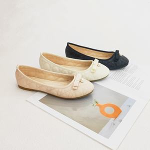 2025 nouveau concepteur mode ballerines perle joli Style <span class=keywords><strong>jeune</strong></span> fille tendance plat rembourré anti-dérapant sans lacet chaussures souples - Product Image 2