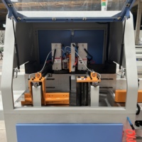 Sierra Circular CNC de Ángulo Horizontal Totalmente Automática, Digital, de Alta Precisión, con Pantalla Táctil, Patentada, para Marcos de Puertas y Ventanas