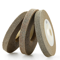 Disque de polissage vertical non tissé TGS en oxyde d'aluminium, support OEM personnalisé, promotion de prix réduit pour l'oxyde d'aluminium
