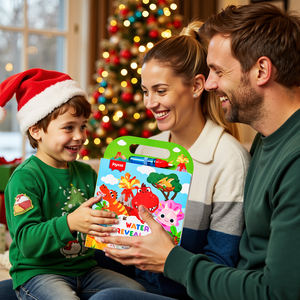 كتب تلوين سحرية مائية من جويكات، لوح رسم وكتاب تلوين بقلم مائي سحري للأطفال، ألعاب رسم رائجة - Product Image 5