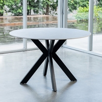 Meubles de haute qualité, table à manger ronde en pierre de style nordique moderne pour la salle à manger, la cuisine