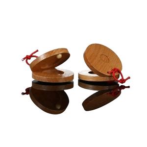 Jouets musicaux d'éveil en gros pour enfants, instruments de percussion, <span class=keywords><strong>castagnettes</strong></span> en bois <span class=keywords><strong>espagnoles</strong></span>, prix d'usine - Product Image 3